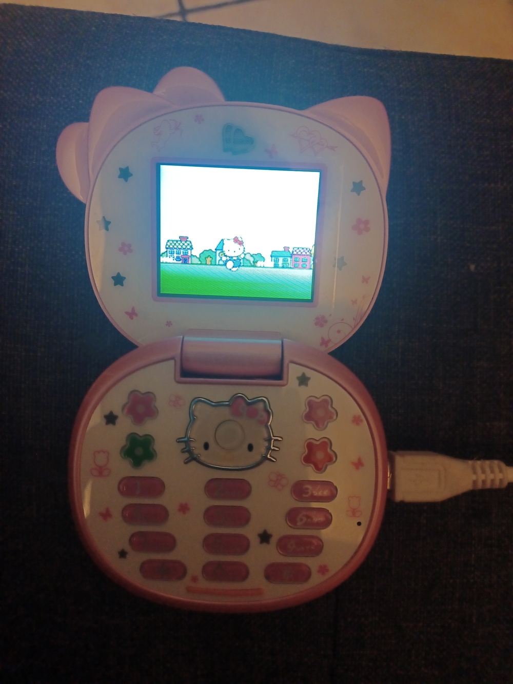 Hello Kitty Pink Kids Handheld Game Console
